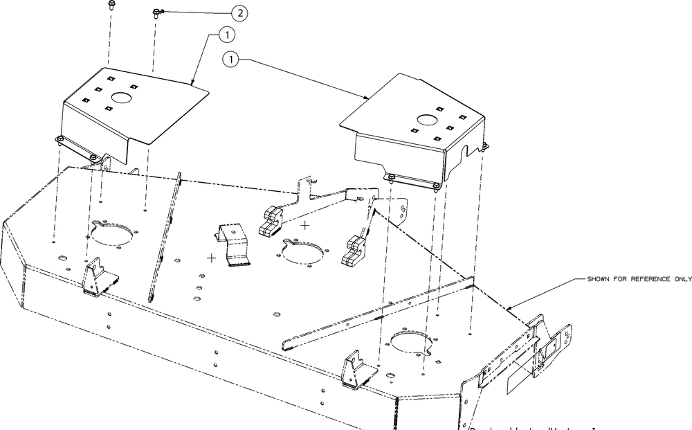 Deck Covers Diagram and Parts List for Z-FORCESZ60KH (17BSDGHD010)(2018) Cub Cadet Lawn Tractor